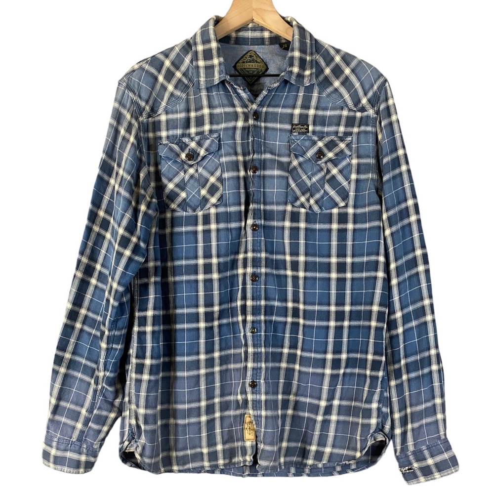 Scotch & Soda Men’s Plaid Flannel Size XL